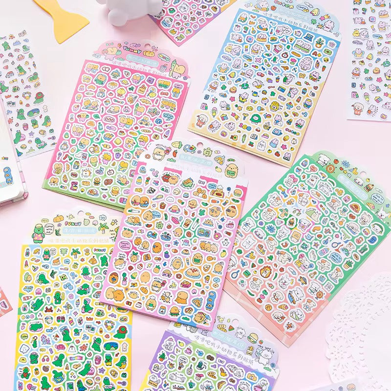 Cute cartoon sticker