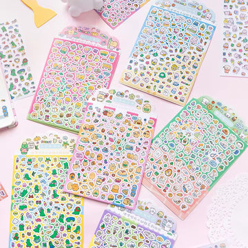 Cute cartoon sticker