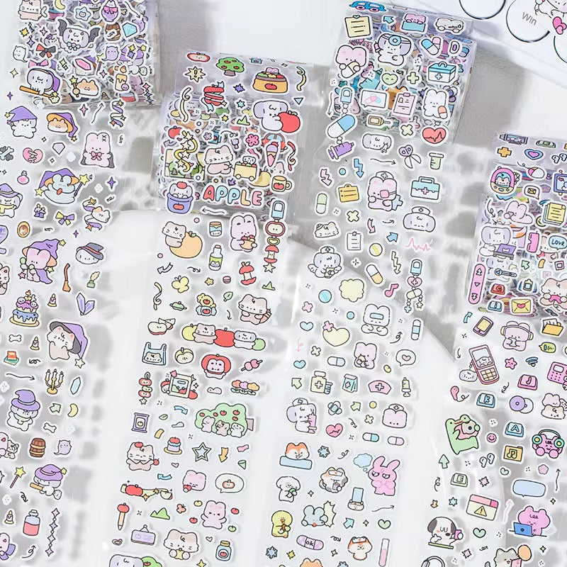 Cute illustration pet sticker tape