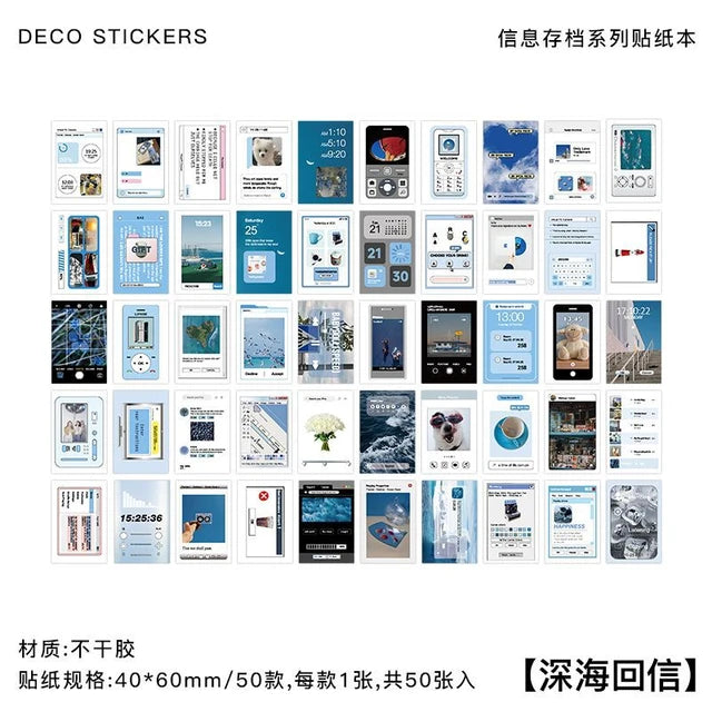 Information Archive Series sticker book - Journal Carnival