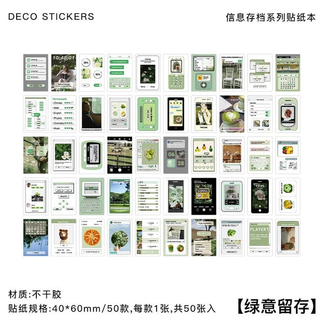 Information Archive Series sticker book - Journal Carnival