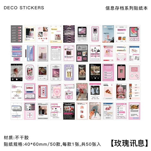 Information Archive Series sticker book - Journal Carnival