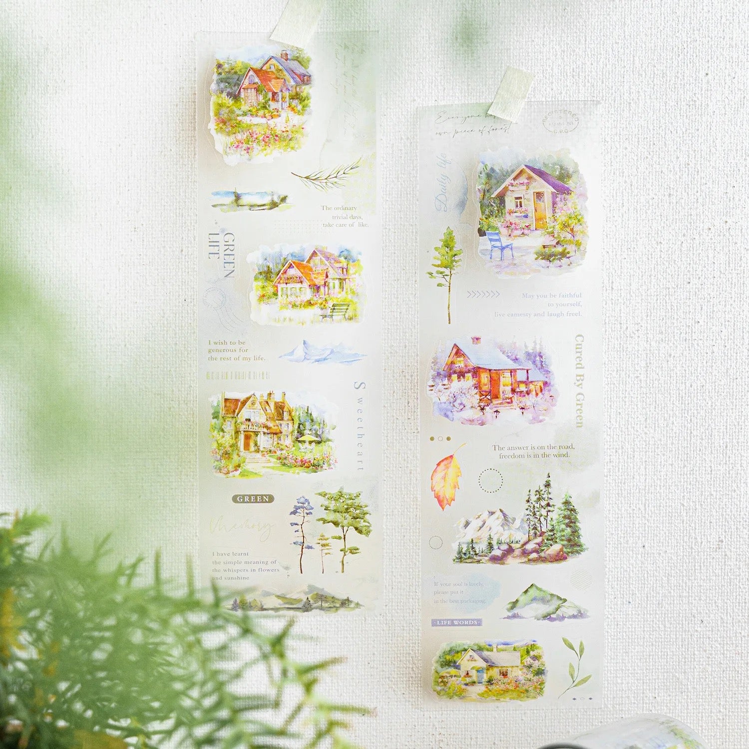Happy Time Series Die-cut PET Tape - Journal Carnival