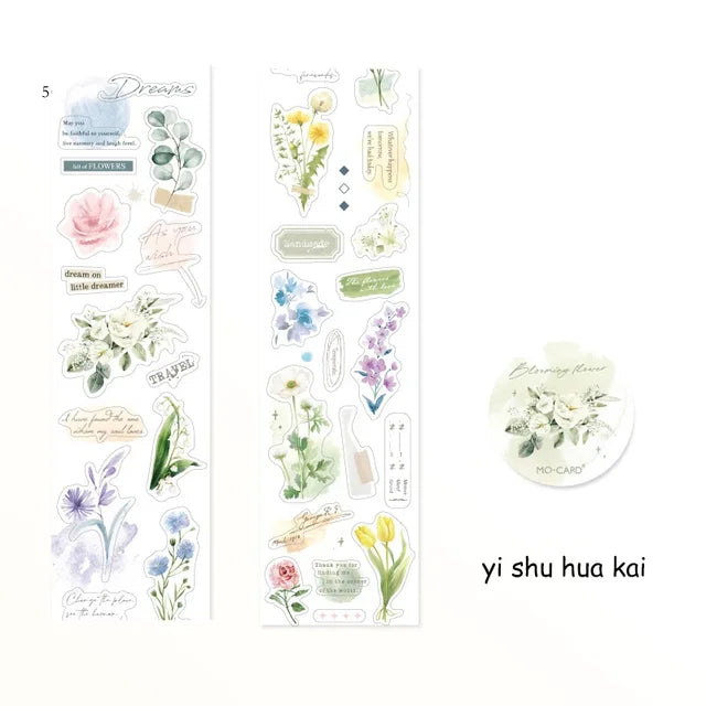 Happy Time Series Die-cut PET Tape - Journal Carnival