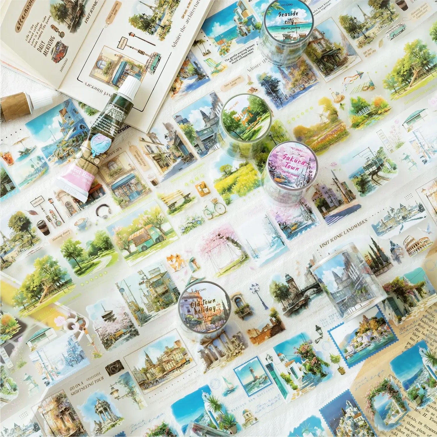 Start a journey Series Fog Pet Tape - Journal Carnival