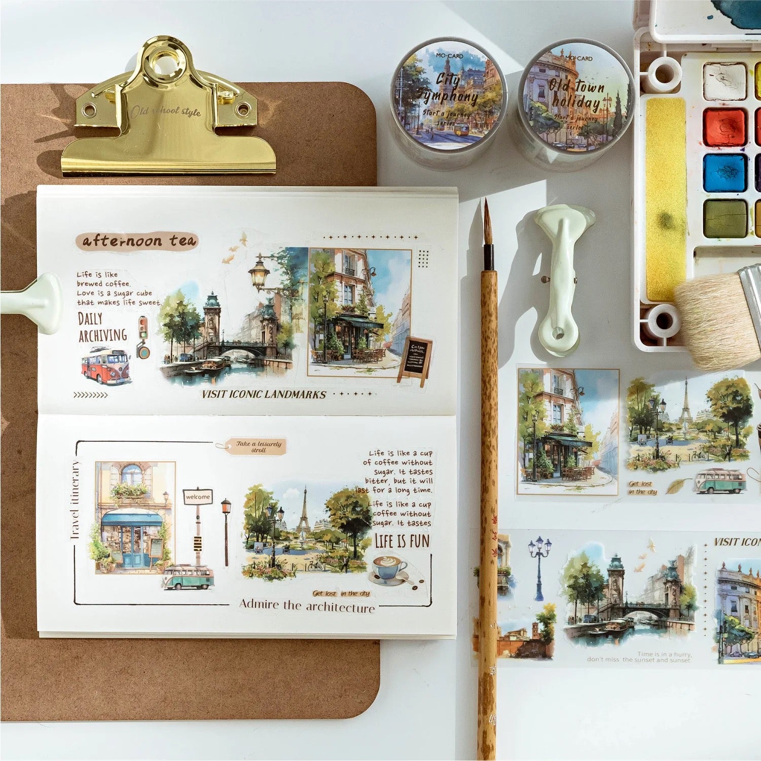 Start a journey Series Fog Pet Tape - Journal Carnival