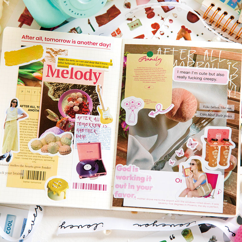 Freedom Diary Series Sticker Book - Journal Carnival