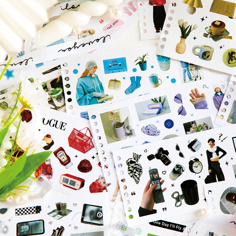 Freedom Diary Series Sticker Book - Journal Carnival