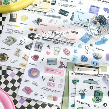 Cosmic Grocery series sticker - Journal Carnival