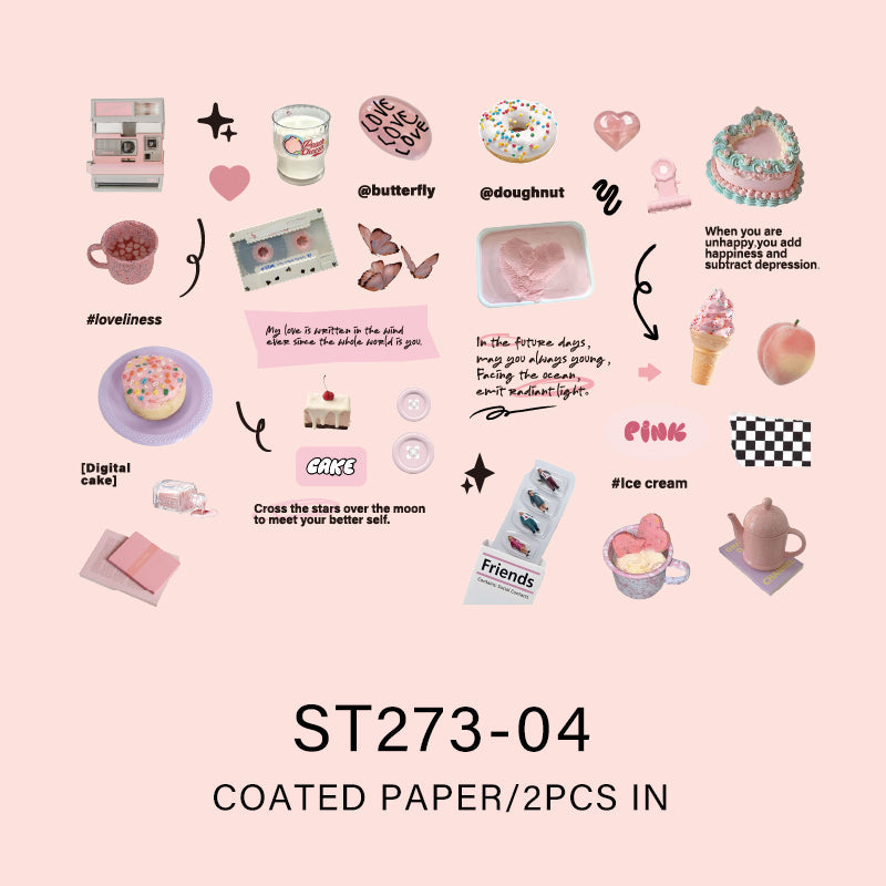 Cosmic Grocery series sticker - Journal Carnival