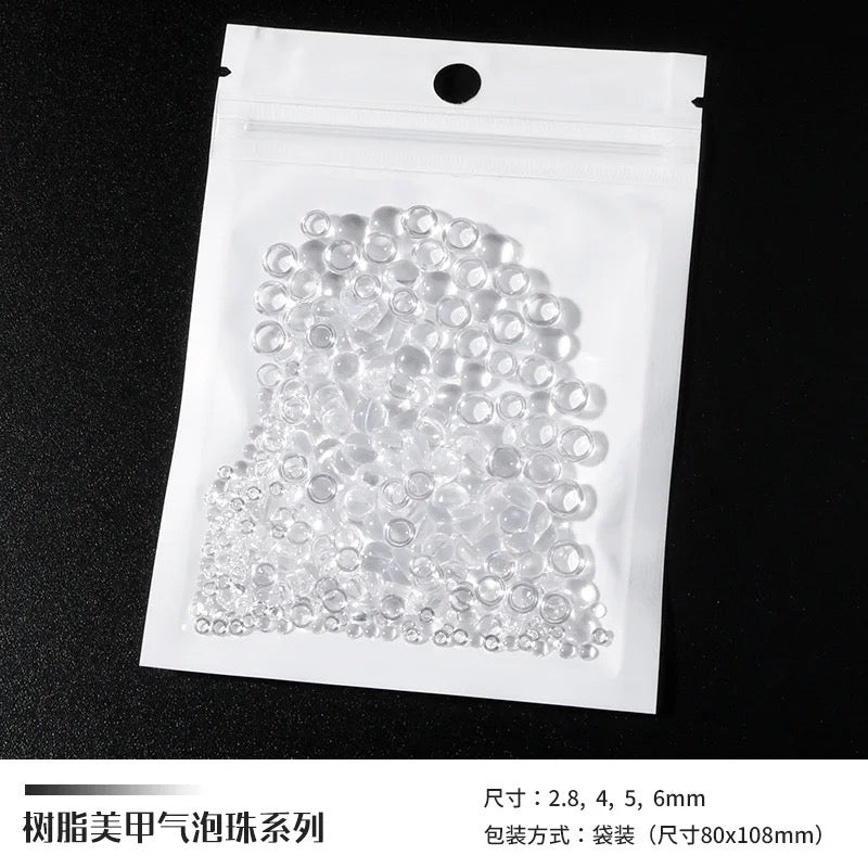Clear Resin Water Droplet Beads - Journal Carnival