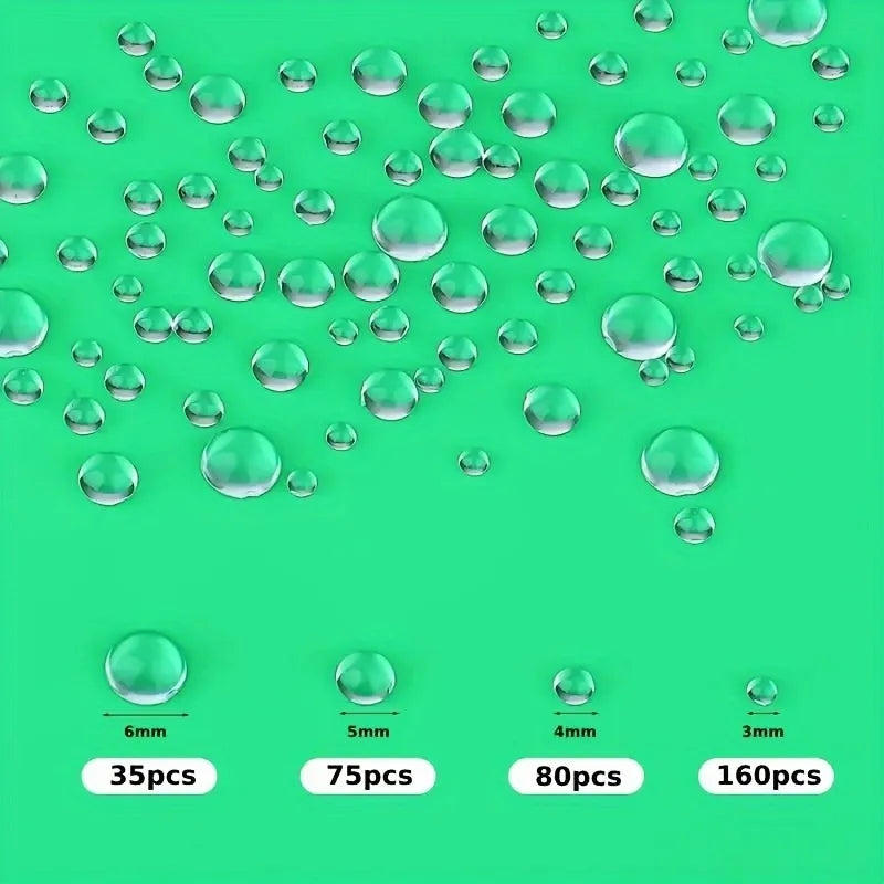 Clear Resin Water Droplet Beads - Journal Carnival