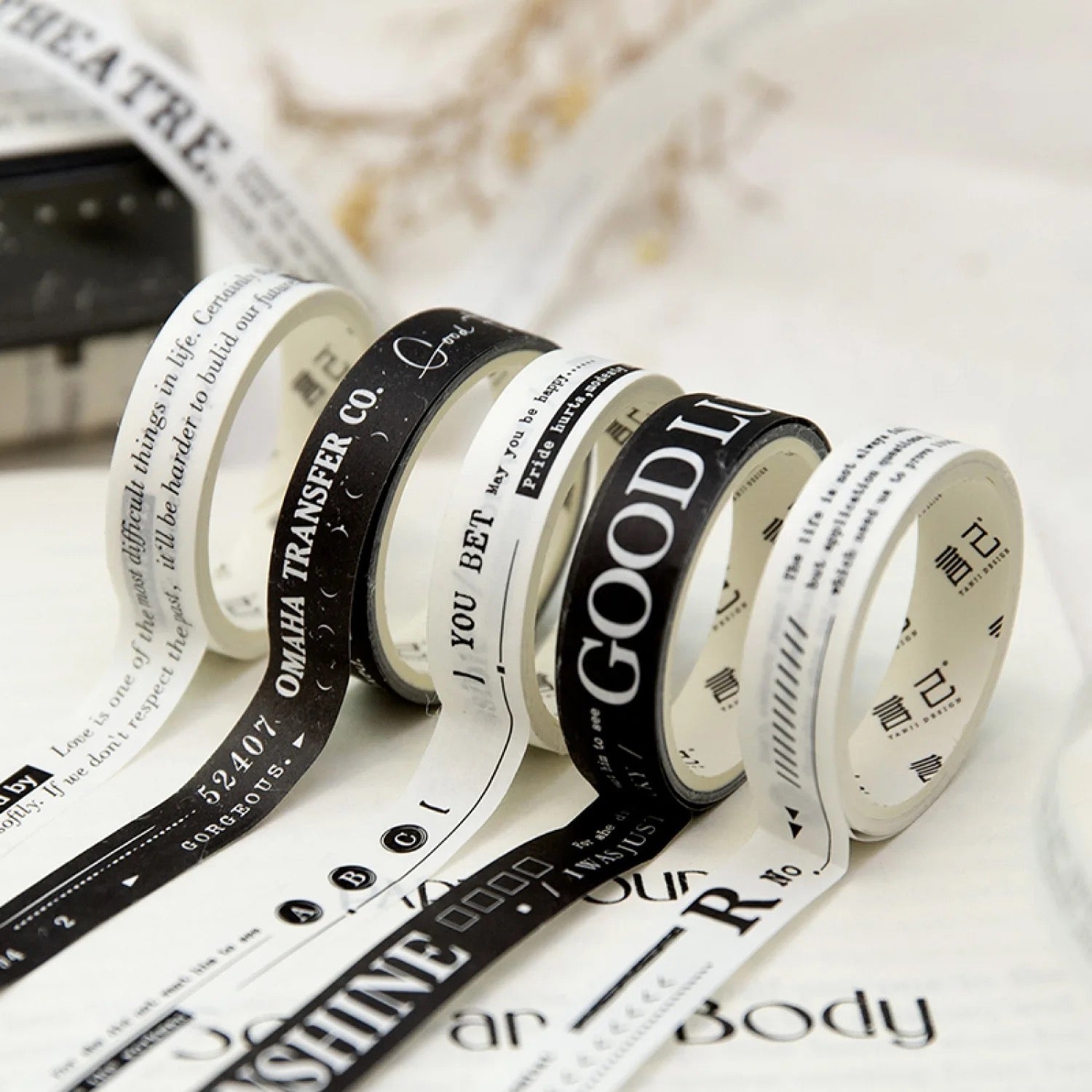 Creative Washi Tape Set - Journal Carnival