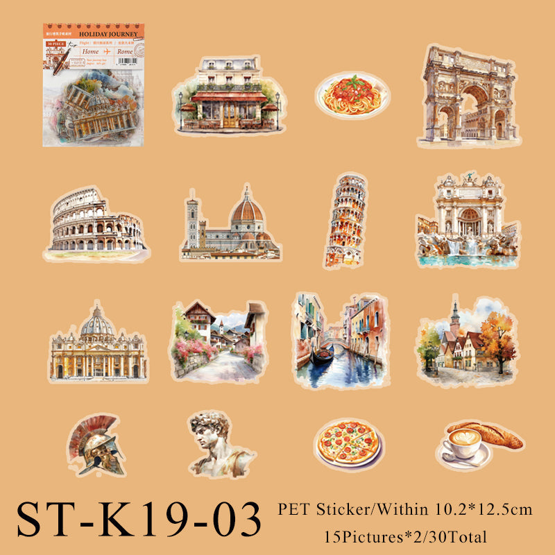 Holiday Journey Series Pet Sticker - Journal Carnival