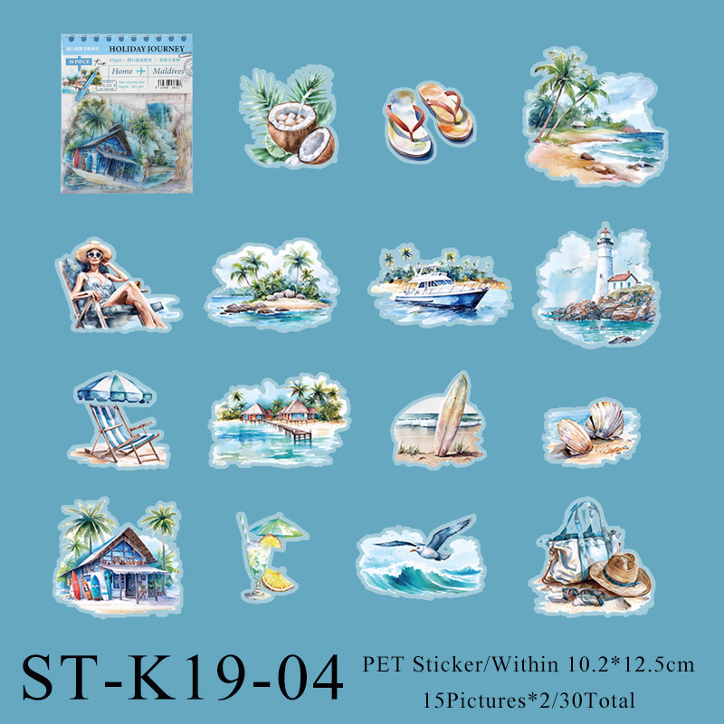 Holiday Journey Series Pet Sticker - Journal Carnival
