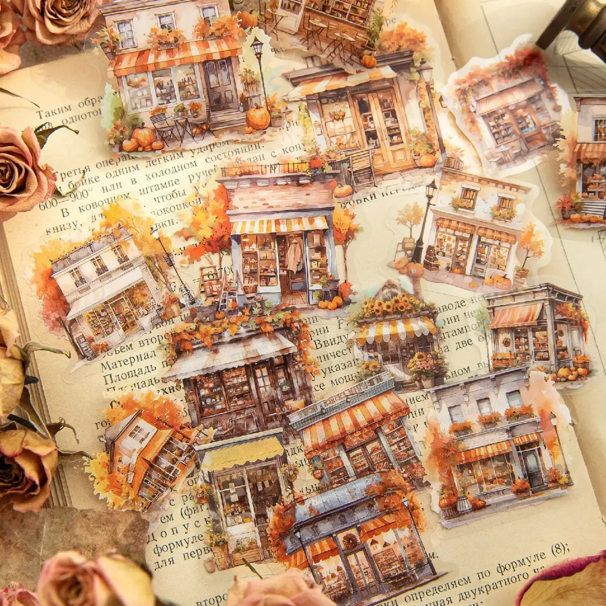 Little House Series Decorative Sticker - Journal Carnival