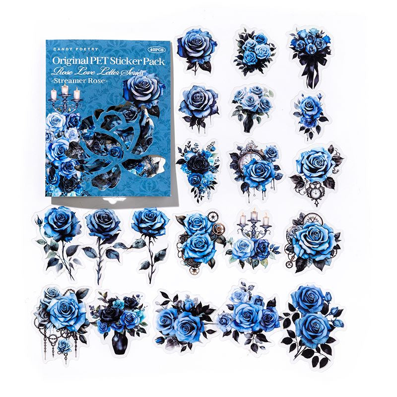 Rose Love Letter Series Pet Sticker - Journal Carnival