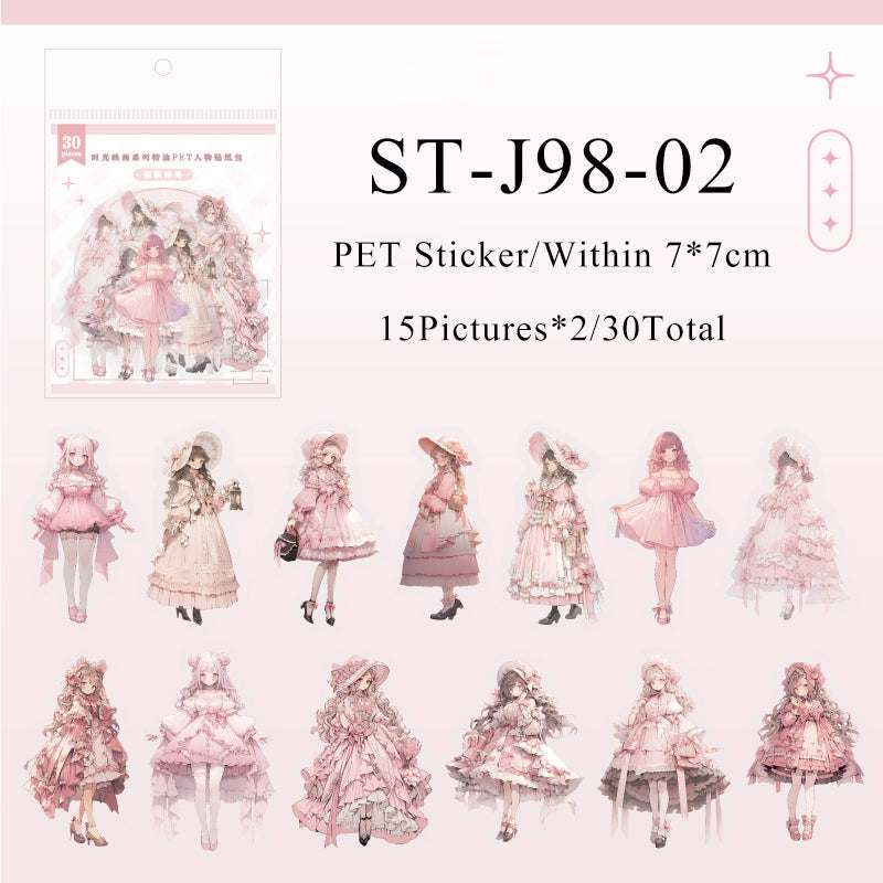 Time map series Character pet sticker - Journal Carnival