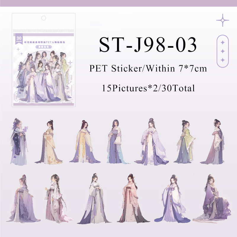 Time map series Character pet sticker - Journal Carnival