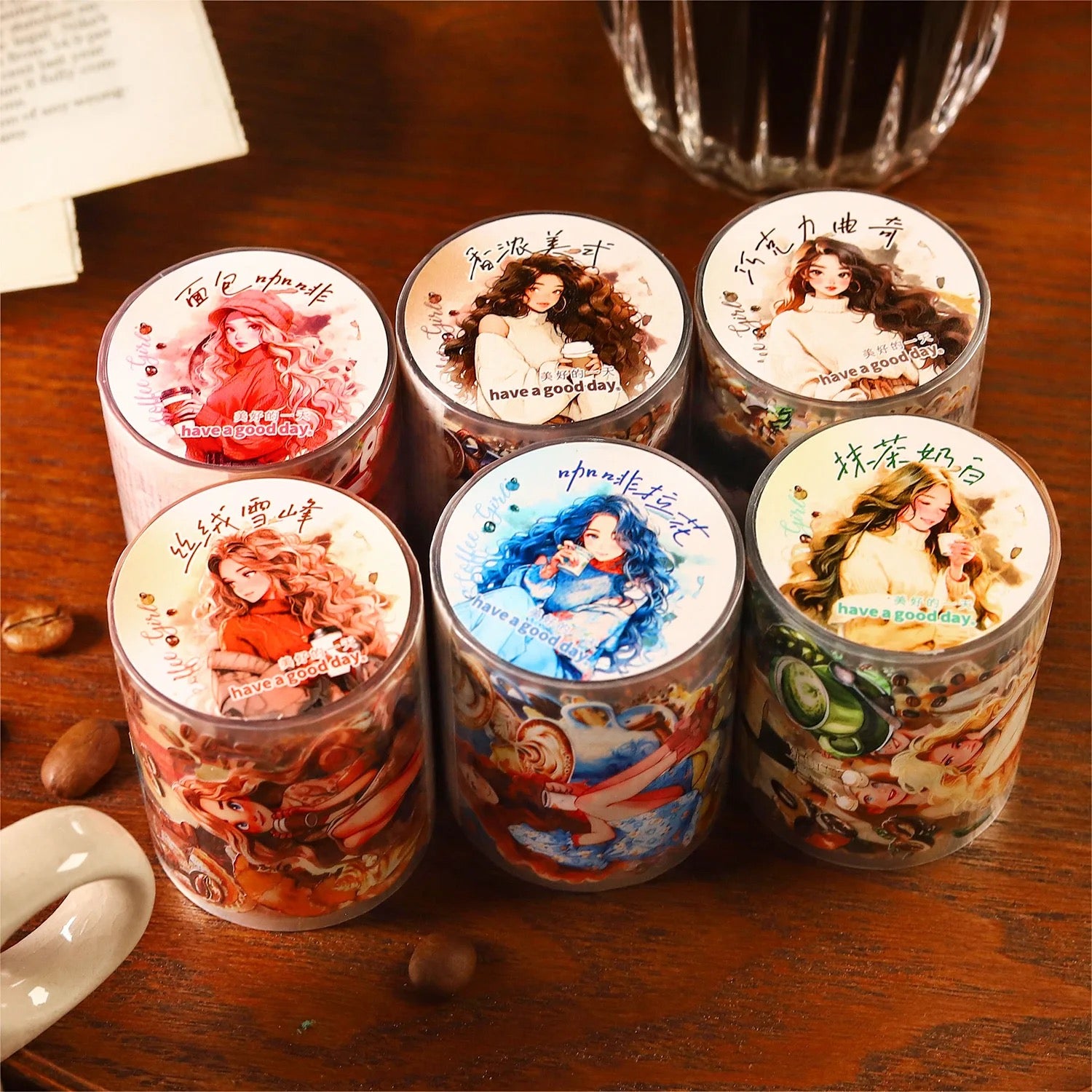 Coffee Girl Series PET Tape - Journal Carnival