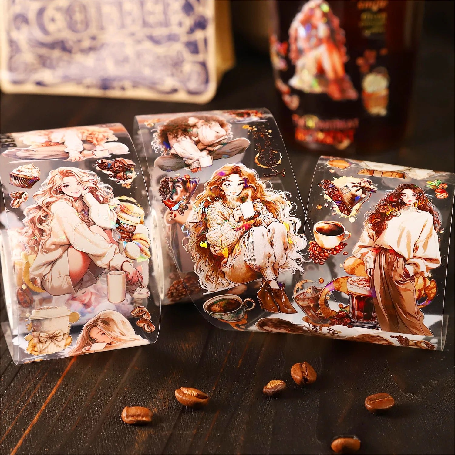 Coffee Girl Series PET Tape - Journal Carnival