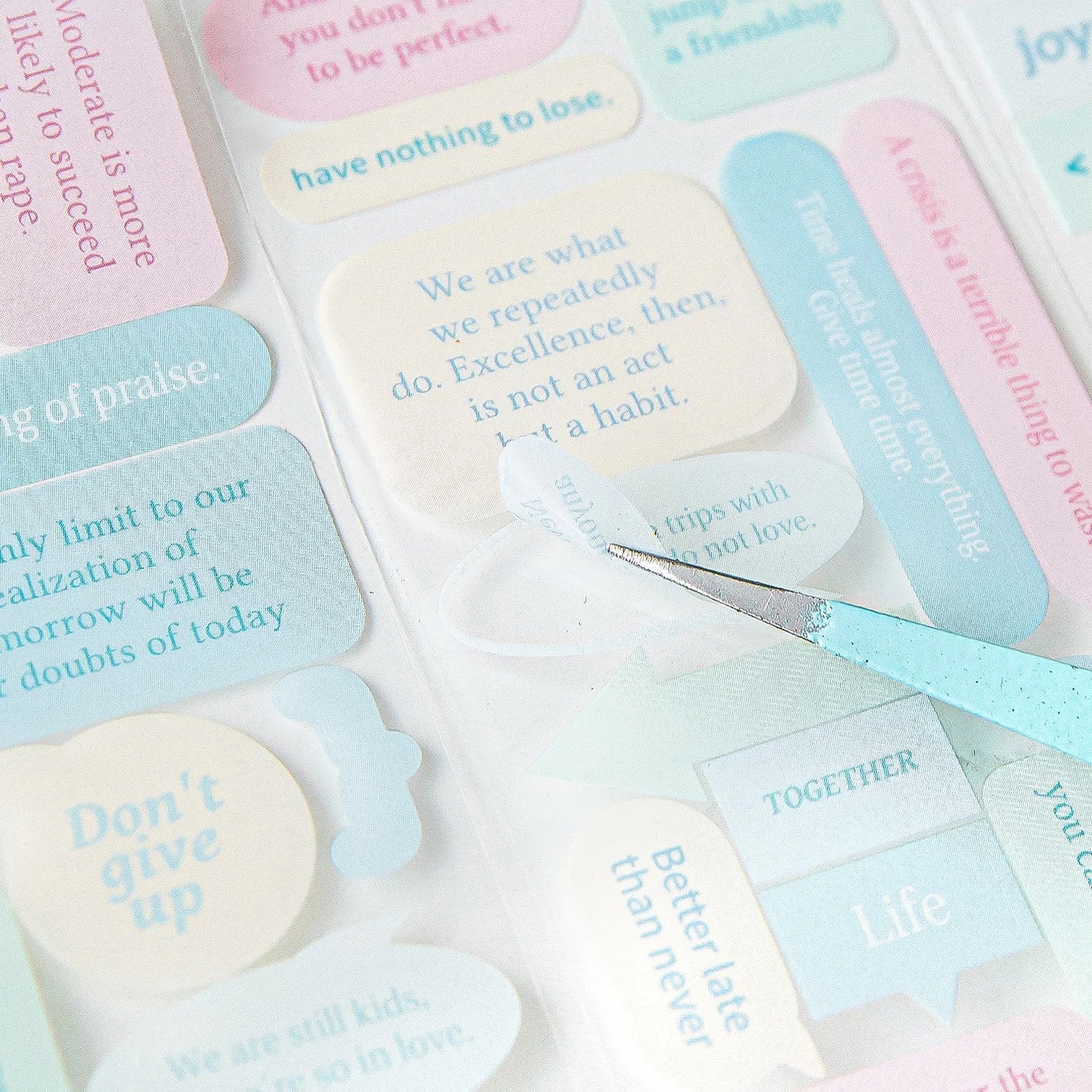 Life is a poem Series Die Cut Pet Tape - Journal Carnival