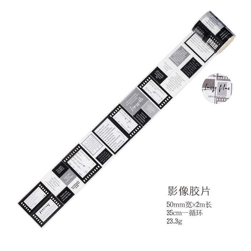 Life is a poem Series Die Cut Pet Tape - Journal Carnival