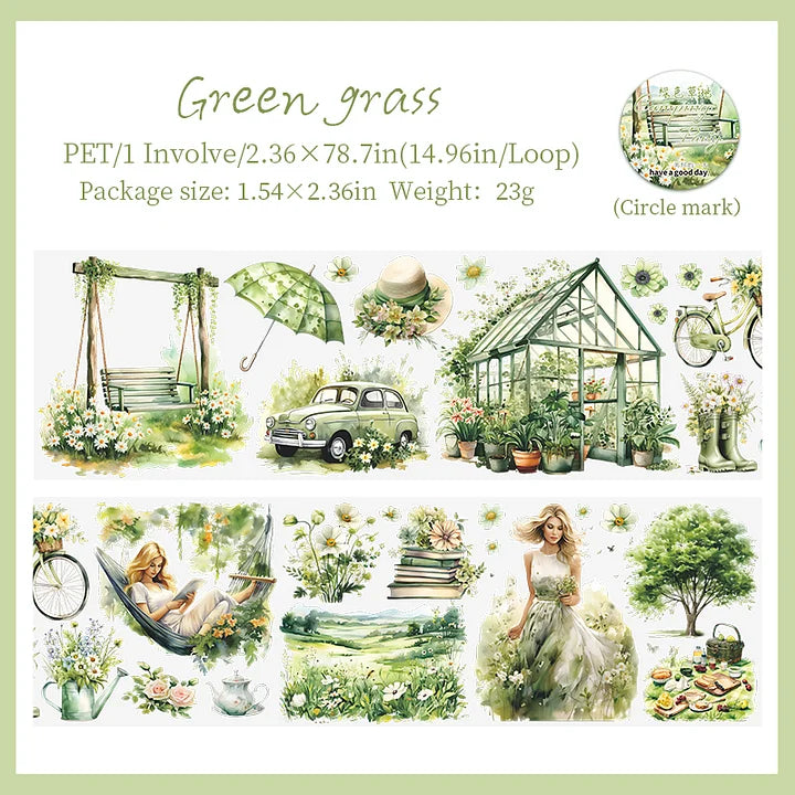Camping Party Series PET Tape - Journal Carnival