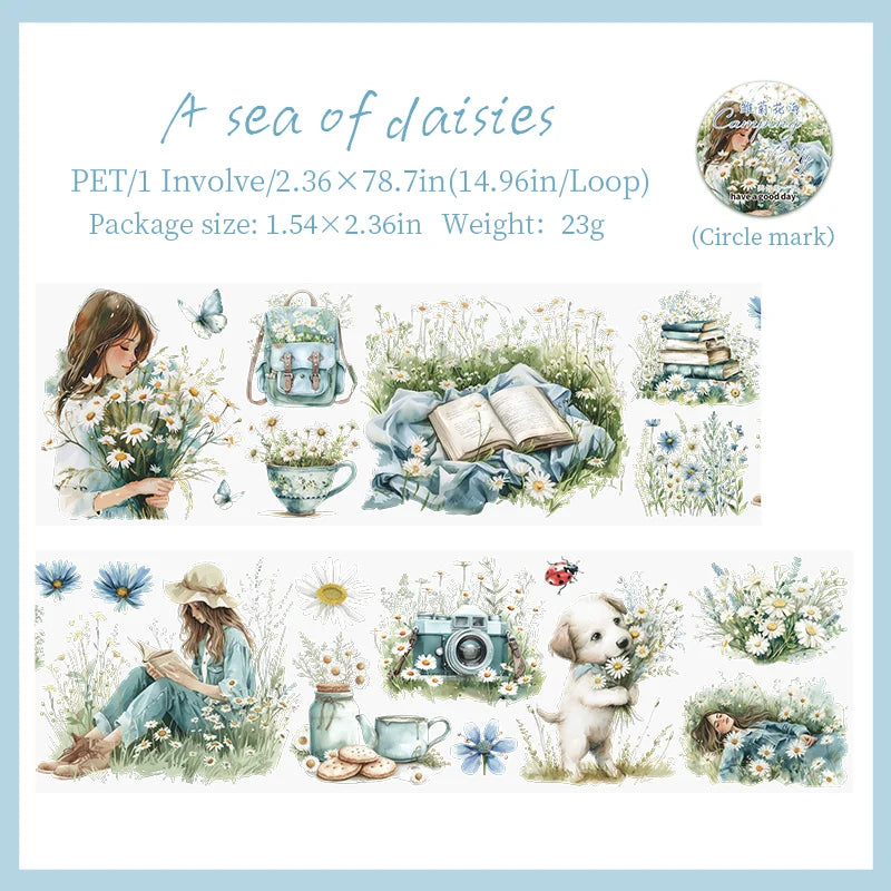 Camping Party Series PET Tape - Journal Carnival