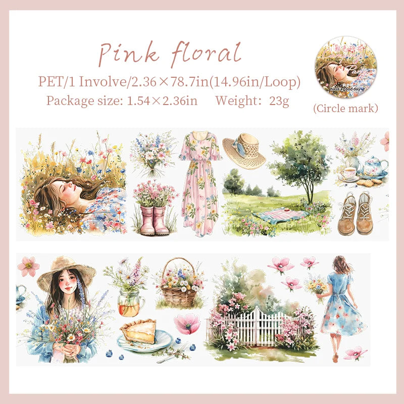 Camping Party Series PET Tape - Journal Carnival