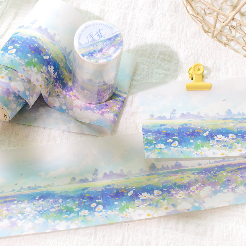Full of Spring Series landscape Washitape - Journal Carnival