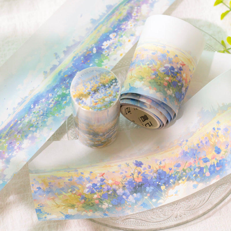 Full of Spring Series landscape Washitape - Journal Carnival