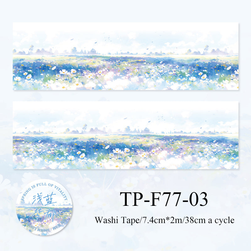 Full of Spring Series landscape Washitape - Journal Carnival