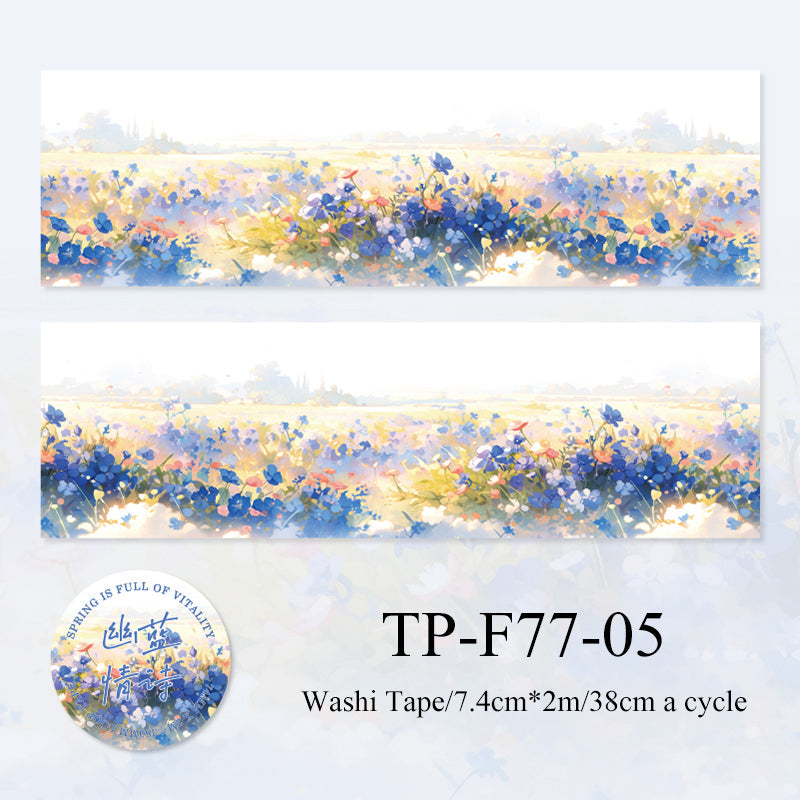 Full of Spring Series landscape Washitape - Journal Carnival