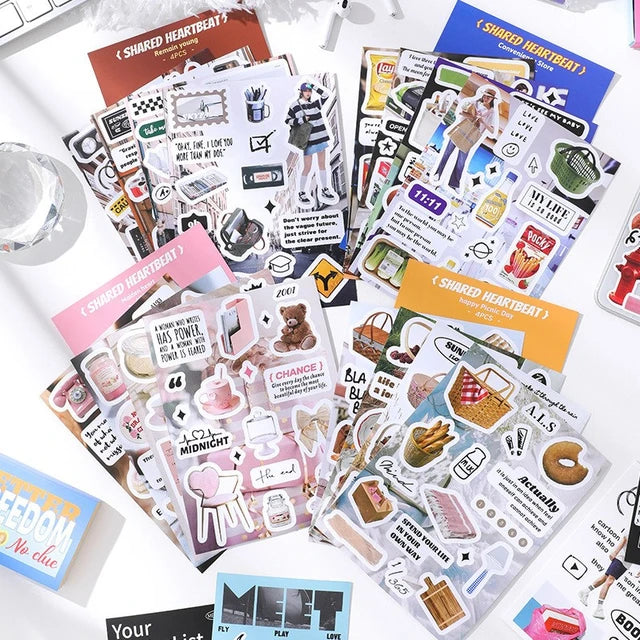 Compartive Stickers shared heartbeat series sticker