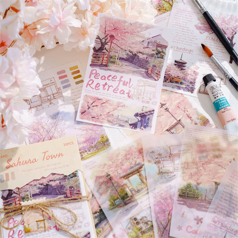 Always on The Road Series Landscape Material Paper - Journal Carnival