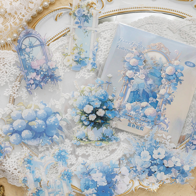 Grace Garden Theme PET Stickers - Journal Carnival