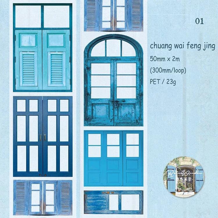 Passing By Your Window Series Literary Frosted Pet Tape - Journal Carnival