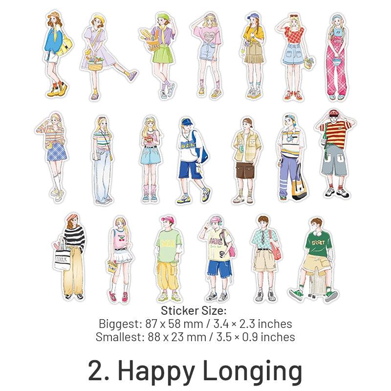 All I See is You Korean Style Character Sticker Pack - Journal Carnival