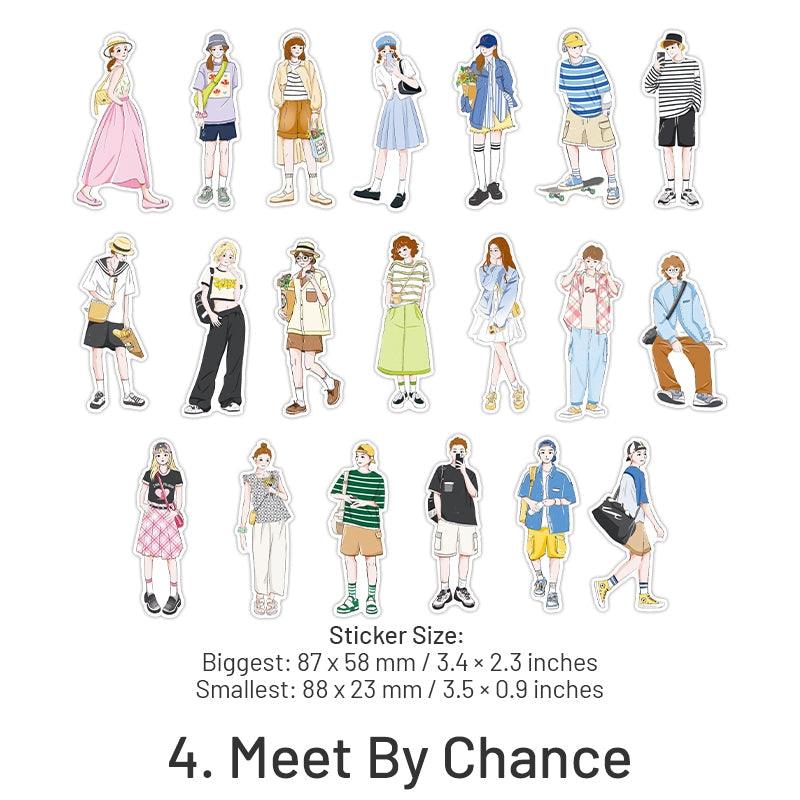 All I See is You Korean Style Character Sticker Pack - Journal Carnival
