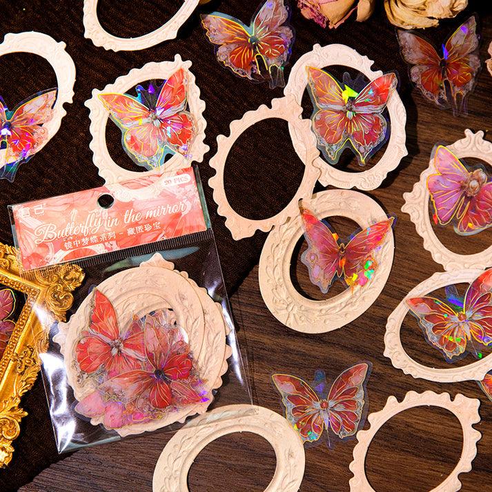 The Mirror Dream Butterfly series material paper - Journal Carnival