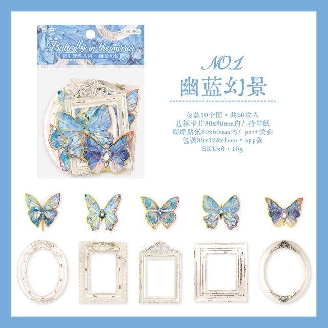 The Mirror Dream Butterfly series material paper - Journal Carnival