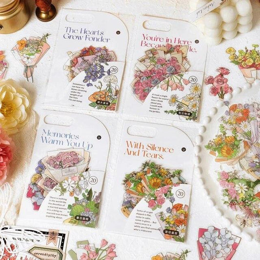Flower bouquet Series Stickers