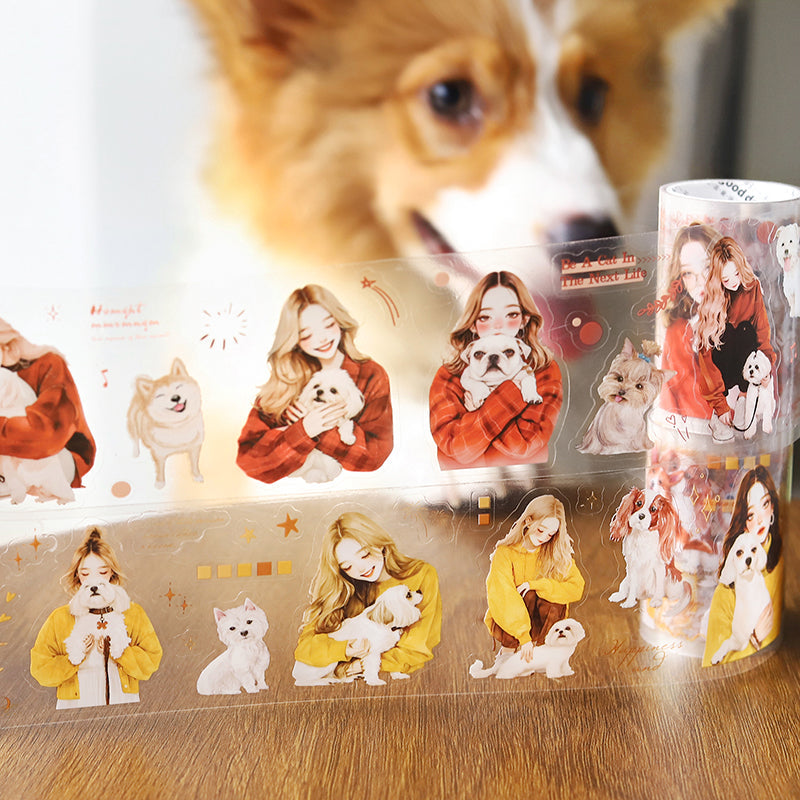 Kitten and Puppy Series Die cut pet tape - Journal Carnival