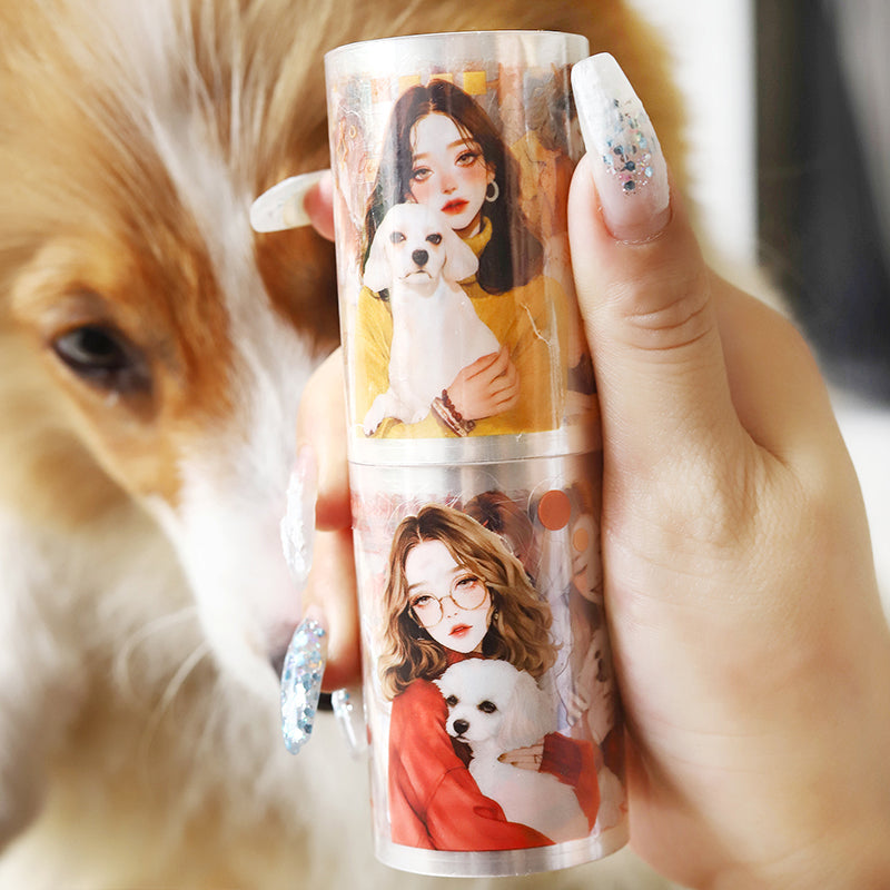 Kitten and Puppy Series Die cut pet tape - Journal Carnival