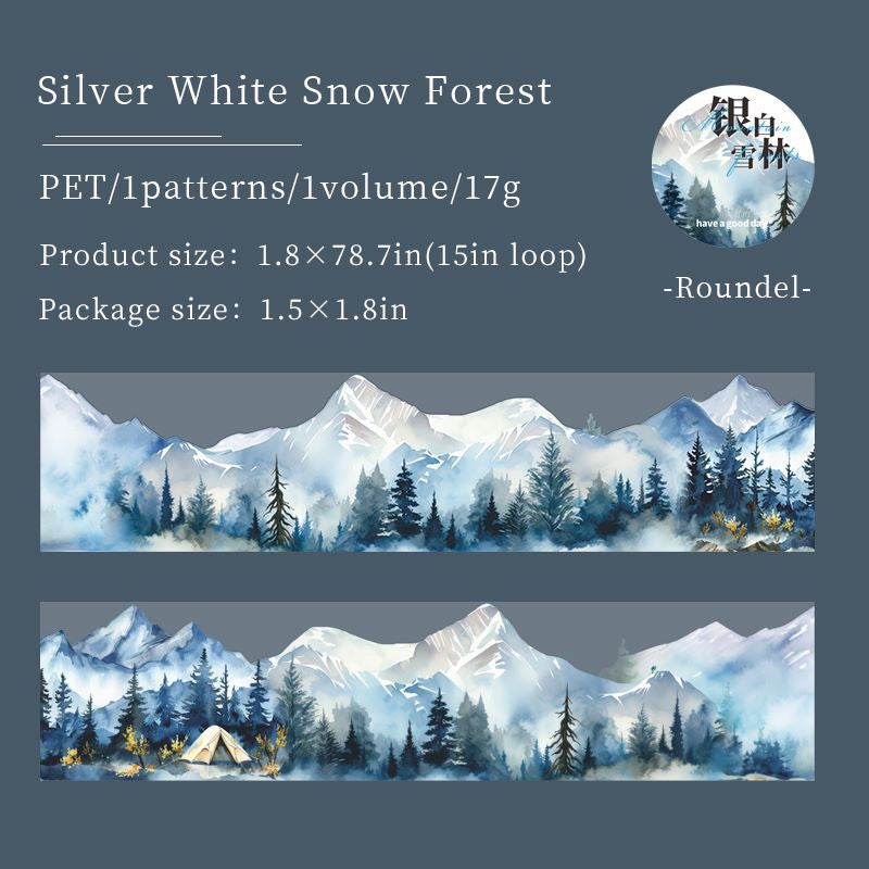 Mountain and forest Series Pet Tape - Journal Carnival