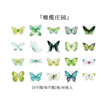 Aesthetic Butterfly Sticker