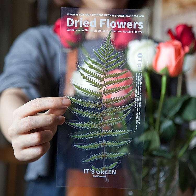 Dried Pressed Flower Stickers - Journal Carnival