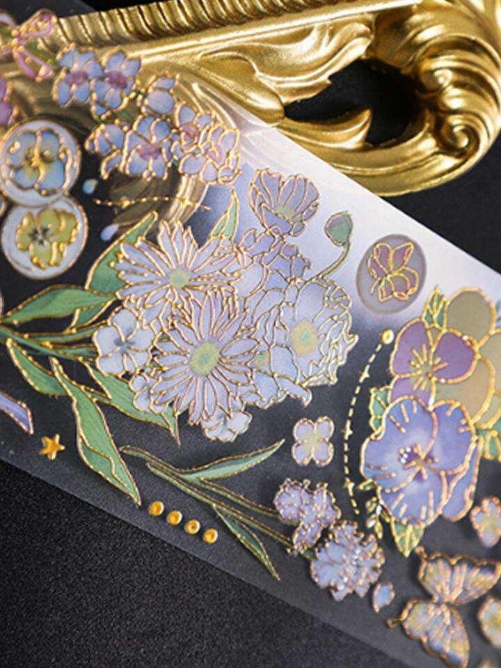 Dazzling Flowers Series Pet Stickers - Journal Carnival