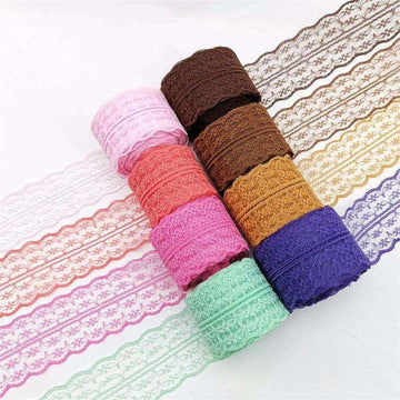 Colorful Lace Fabric Ribbon - Journal Carnival
